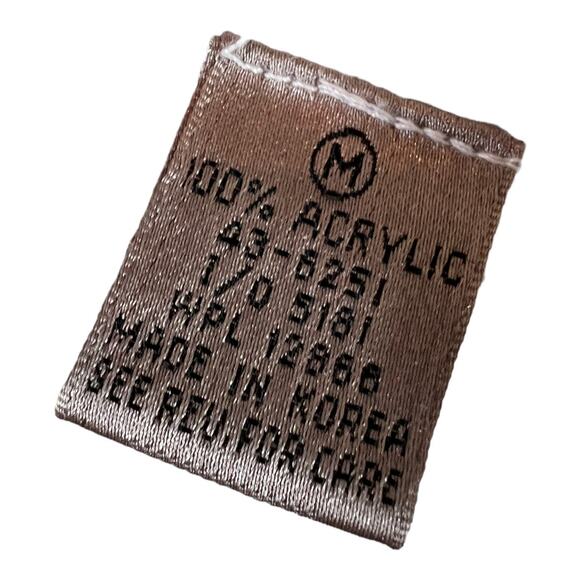 Vintage Sheridan Square Womens sweater Granny Cottagecore Retro 80s medium Knit - Picture 11 of 11